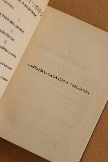 Fantasmas de la China y del Japón, Lafcadio Hearn, Años 20