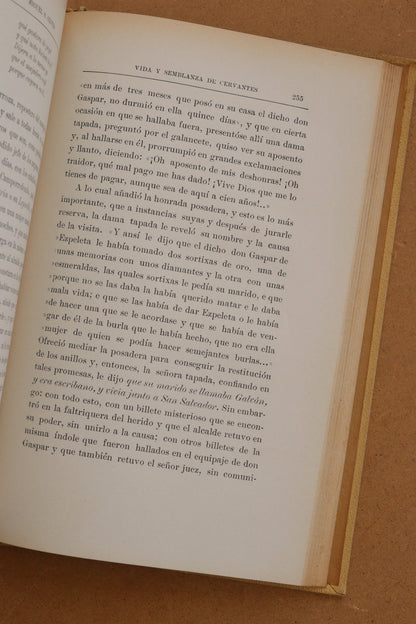 Vida y semblanza de Cervantes, Montaner y Simón, 1916