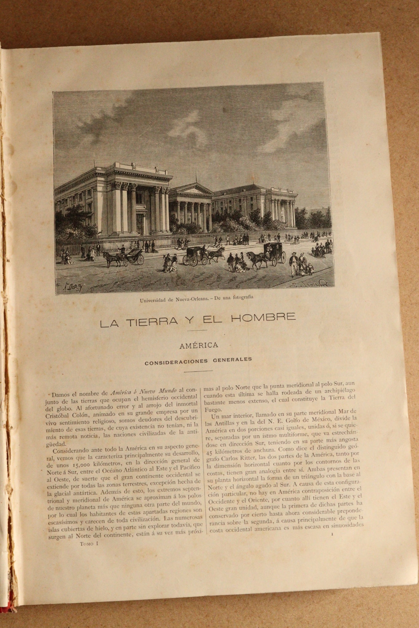 La Tierra y el Hombre, Montaner y Simón, 1886