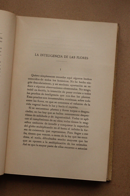 La inteligencia de las flores, Montaner y Simón, 1914
