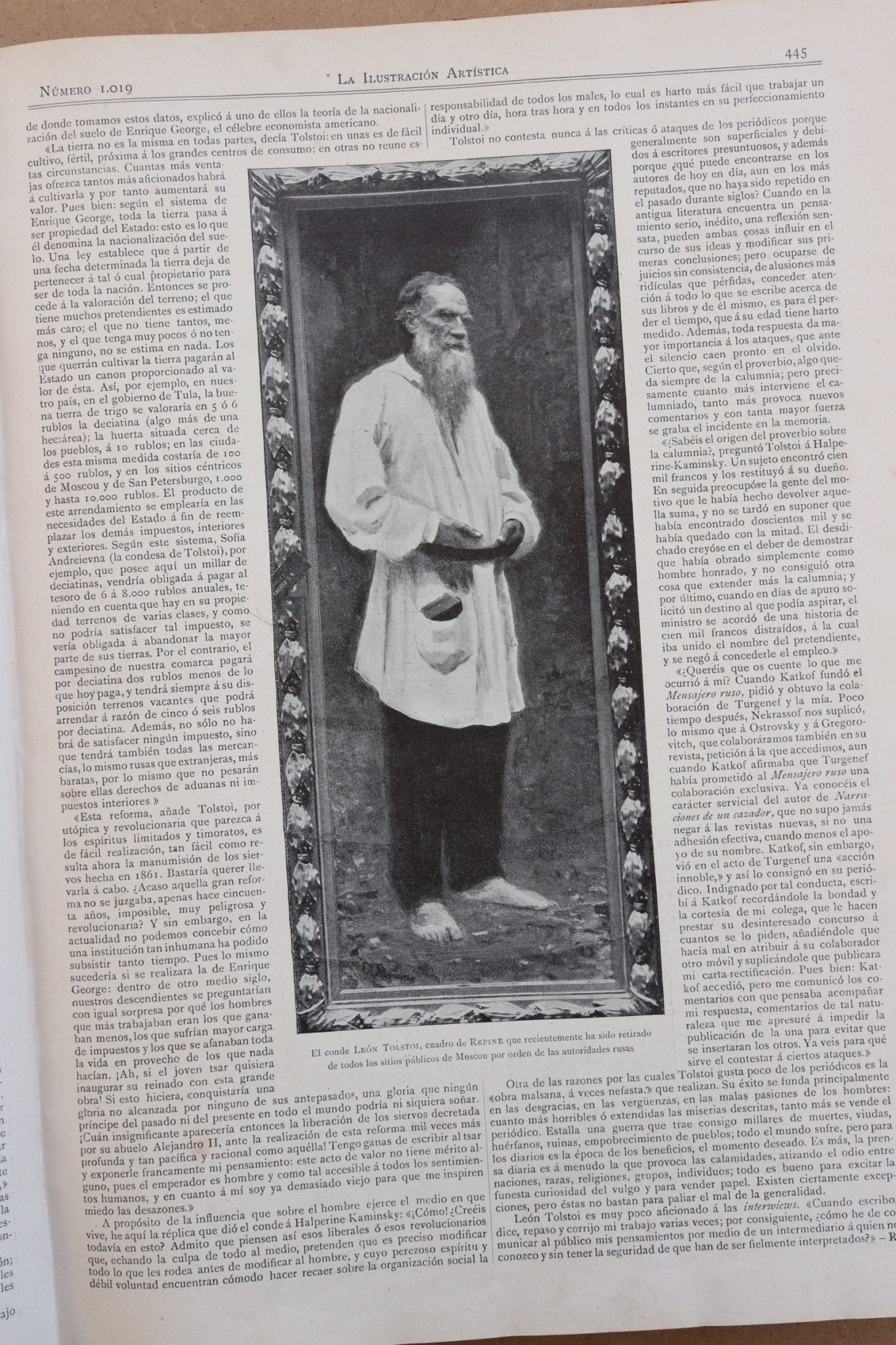 La Ilustración Artística, Montaner y Simón, 1901