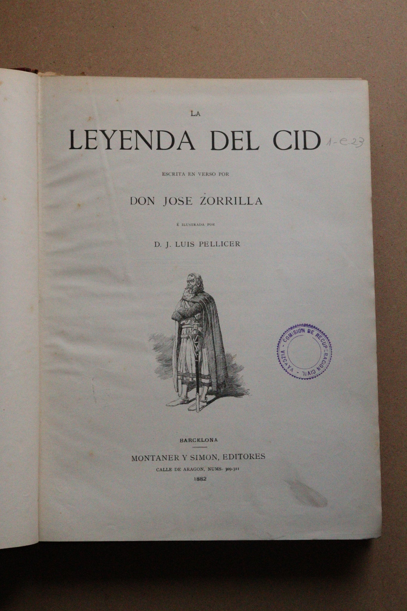 La Leyenda del Cid, José Zorrilla, 1882