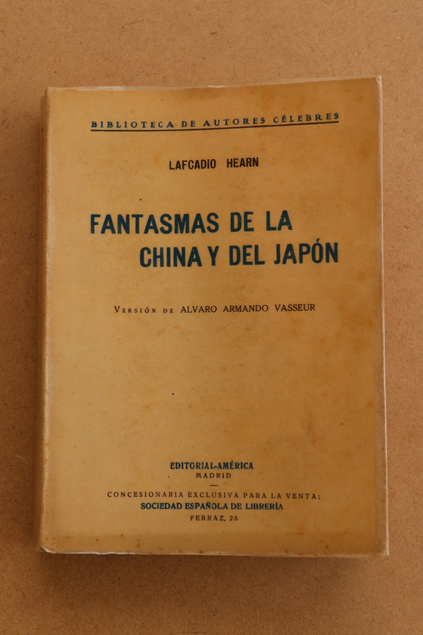 Fantasmas de la China y del Japón, Lafcadio Hearn, Años 20