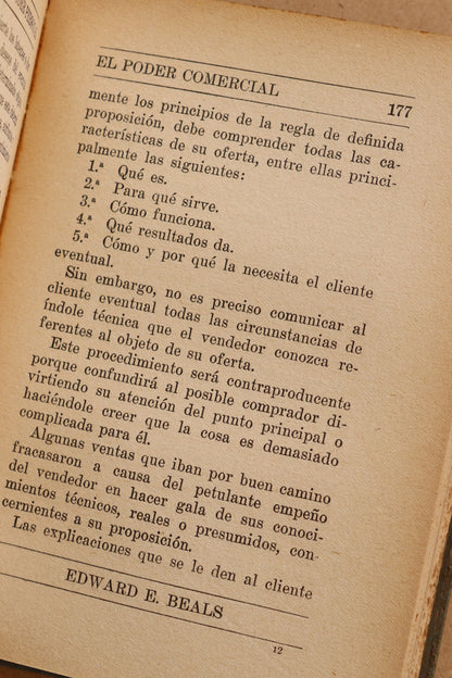 El Poder Comercial, W. Atkinson & E. Beals, 1915