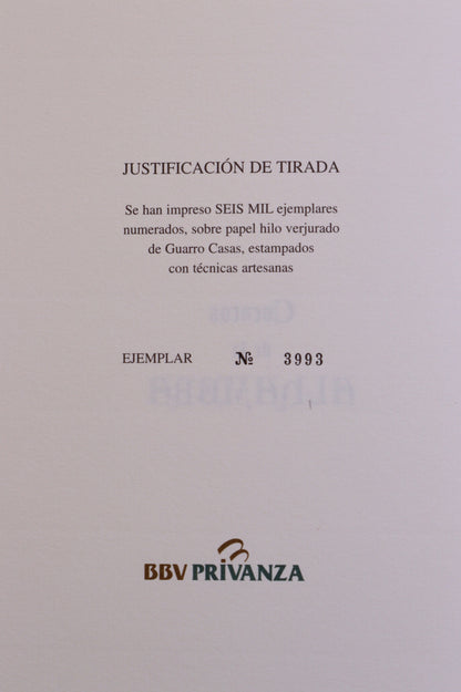 Cuentos de la Alhambra, Edición Limitada, 1998