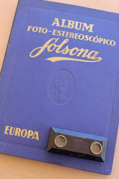 Álbum foto-estereoscópico, Colección Completa de Solsona Rius + Estereoscopio, 1933