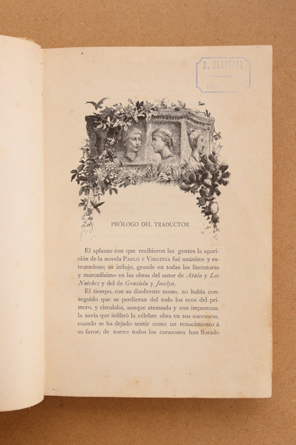 Pablo y Virginia, Montaner y Simón, 1902