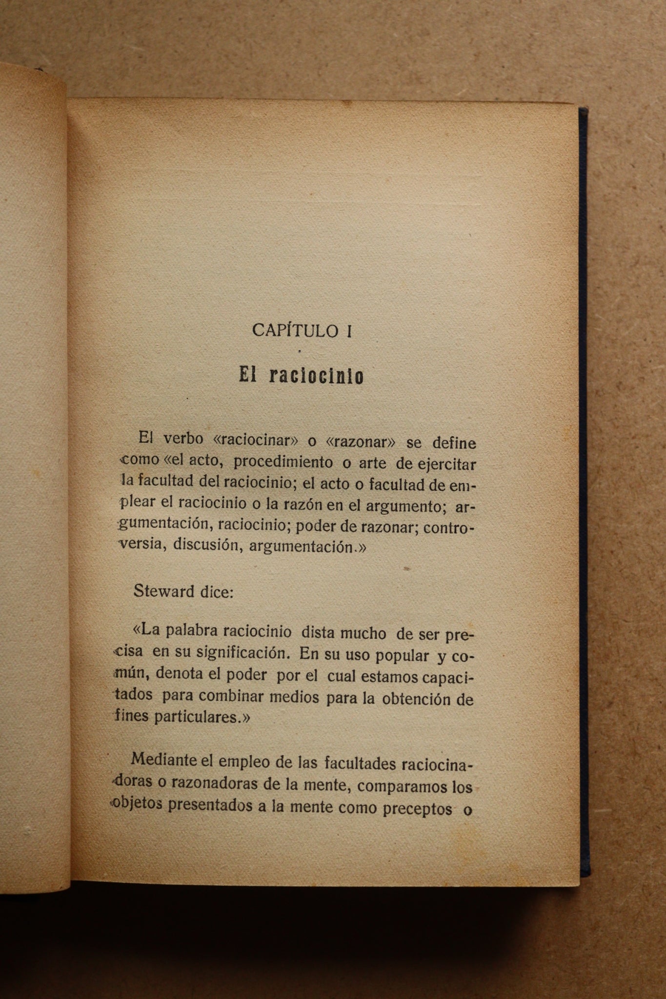 Las Leyes del Raciocinio, W.W. Atkinson, circa 1920