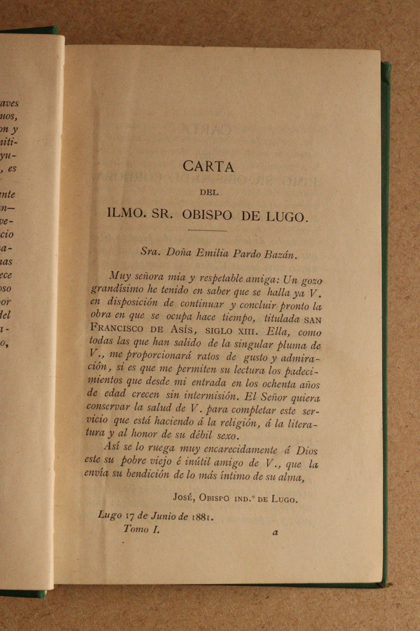 San Francisco de Asís, Emilia Pardo Bazán, 1882