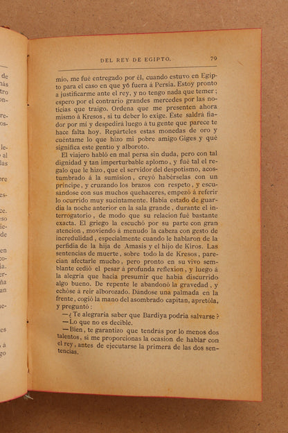 La hija del Rey de Egipto, Biblioteca Arte y Letras, 1881