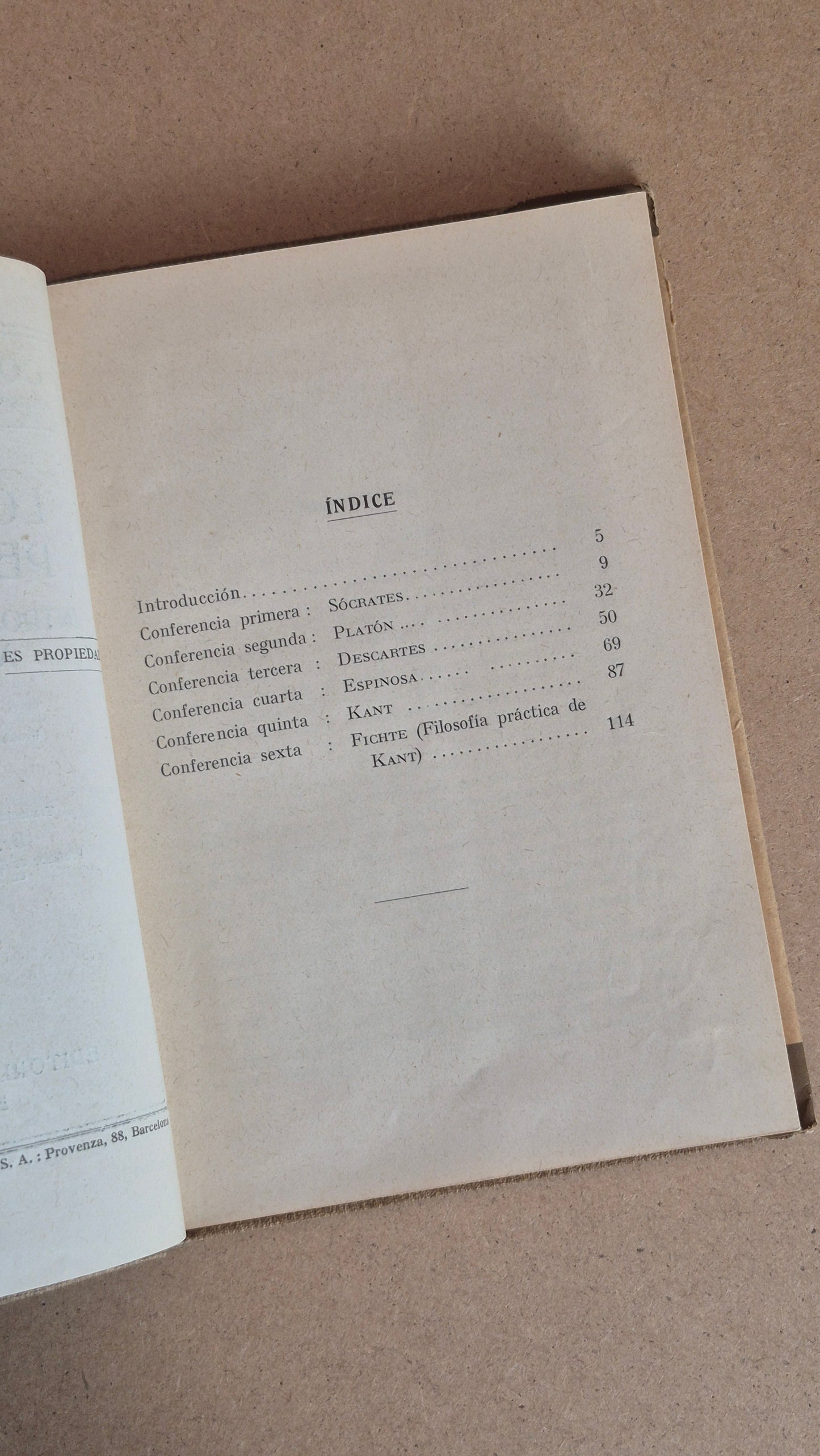 Los grandes pensadores, Introducción histórica a la Filosofía, Primera Edición Española
